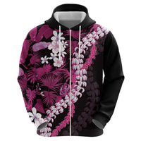 Akala Aloha Hawaii Lei Hoodie Tropical Flowers Elegant Vibe - Polynesian Pride