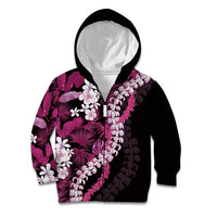 Akala Aloha Hawaii Lei Kid Hoodie Tropical Flowers Elegant Vibe - Polynesian Pride