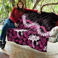 Akala Aloha Hawaii Lei Quilt Tropical Flowers Elegant Vibe - Polynesian Pride