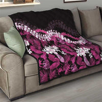 Akala Aloha Hawaii Lei Quilt Tropical Flowers Elegant Vibe - Polynesian Pride