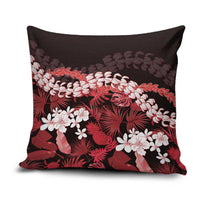 Ulaula Aloha Hawaii Lei Pillow Cover Tropical Flowers Elegant Vibe - Polynesian Pride