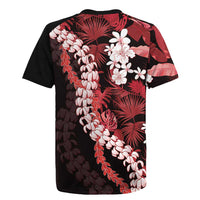 Ulaula Aloha Hawaii Lei Rugby Jersey Tropical Flowers Elegant Vibe LT14 - Polynesian Pride