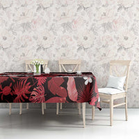 Ulaula Aloha Hawaii Lei Tablecloth Tropical Flowers Elegant Vibe LT14 - Polynesian Pride