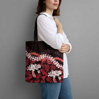 Ulaula Aloha Hawaii Lei Tote Bag Tropical Flowers Elegant Vibe - Polynesian Pride