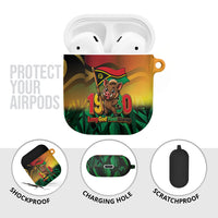 Vanuatu Independence Day AirPods Case Chibi Boar Proud To Be A Ni-Van