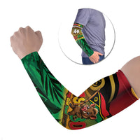 Vanuatu Independence Day Arm Sleeves Chibi Boar Proud To Be A Ni-Van