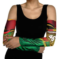 Vanuatu Independence Day Arm Sleeves Chibi Boar Proud To Be A Ni-Van