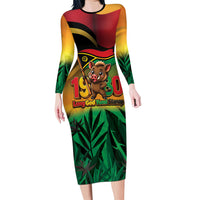 Vanuatu Independence Day Family Matching Long Sleeve Bodycon Dress and Hawaiian Shirt Chibi Boar Proud To Be A Ni-Van