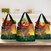 Vanuatu Independence Day Grocery Bag Chibi Boar Proud To Be A Ni-Van