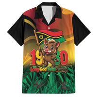 Vanuatu Independence Day Hawaiian Shirt Chibi Boar Proud To Be A Ni-Van