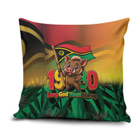 Vanuatu Independence Day Pillow Cover Chibi Boar Proud To Be A Ni-Van