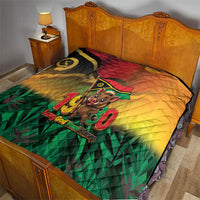 Vanuatu Independence Day Quilt Chibi Boar Proud To Be A Ni-Van