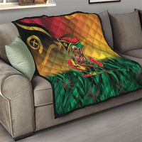 Vanuatu Independence Day Quilt Chibi Boar Proud To Be A Ni-Van