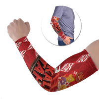 Tonga Rugby Custom Arm Sleeves 2026 Go Ikale Tahi Ngatu Pattern