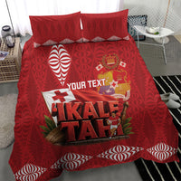 Tonga Rugby Custom Bedding Set 2026 Go Ikale Tahi Ngatu Pattern