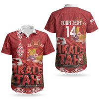 Tonga Rugby Custom Couples Matching Tank Maxi Dress and Hawaiian Shirt 2026 Go Ikale Tahi Ngatu Pattern LT14 - Polynesian Pride
