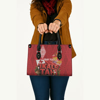 Tonga Rugby Custom Leather Bag 2026 Go Ikale Tahi Ngatu Pattern