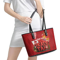 Tonga Rugby Custom Leather Tote Bag 2026 Go Ikale Tahi Ngatu Pattern