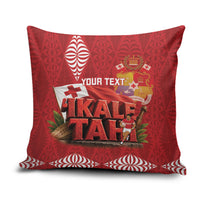 Tonga Rugby Custom Pillow Cover 2026 Go Ikale Tahi Ngatu Pattern