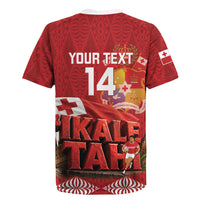 Tonga Rugby Custom Rugby Jersey 2026 Go Ikale Tahi Ngatu Pattern