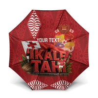 Tonga Rugby Custom Umbrella 2026 Go Ikale Tahi Ngatu Pattern