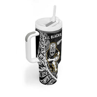 New Zealand and Ireland Rugby Tumbler With Handle All Black Maori Mix Shamrocks