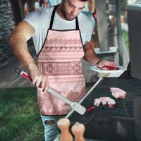 Pastel Pink Samoa Siapo Teuila Flowers Apron LT14 - Polynesian Pride