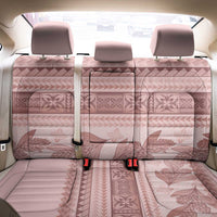 Pastel Pink Samoa Siapo Teuila Flowers Back Car Seat Cover - Polynesian Pride