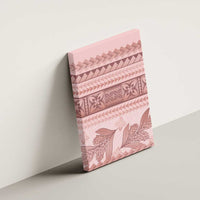 Pastel Pink Samoa Siapo Teuila Flowers Canvas Wall Art LT14 - Polynesian Pride