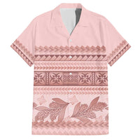 Pastel Pink Samoa Siapo Teuila Flowers Hawaiian Shirt LT14 Pastel Pink - Polynesian Pride