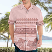 Pastel Pink Samoa Siapo Teuila Flowers Hawaiian Shirt LT14 - Polynesian Pride