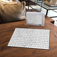 Polynesia White Sunday Puzzle Plumeria Polynesian Tribal Grey Color LT14 - Polynesian Pride