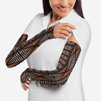 Malo e lelei Tonga Arm Sleeves Tongan Ngatu Vintage Brown LT14 - Polynesian Pride