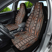 Malo e lelei Tonga Car Seat Cover Tongan Ngatu Vintage Brown - Polynesian Pride