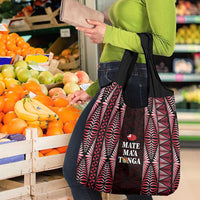 Tonga Rugby Grocery Bag 2025 Mate Maa Tonga Ngatu Motif LT14 - Polynesian Pride