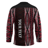 Tonga Rugby Personalised Hockey Jersey 2025 Mate Maa Tonga Ngatu Motif LT14 - Polynesian Pride