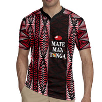 Tonga Rugby Personalised Rugby Jersey 2025 Mate Maa Tonga Ngatu Motif LT14 - Polynesian Pride