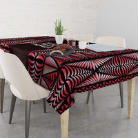 Tonga Rugby Tablecloth 2025 Mate Maa Tonga Ngatu Motif LT14 - Polynesian Pride