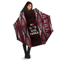 Tonga Rugby Umbrella 2025 Mate Maa Tonga Ngatu Motif - Polynesian Pride