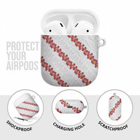 White Sunday Tonga Fakame AirPods Case Tongan Ngatu Heilala Lei LT14 - Polynesian Pride