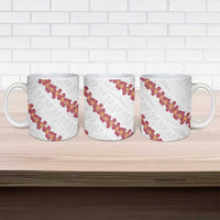 White Sunday Tonga Fakame Ceramic Mug Tongan Ngatu Heilala Lei - Polynesian Pride