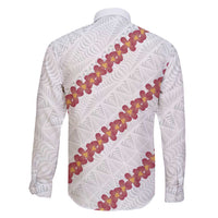 White Sunday Tonga Fakame Family Matching Puletasi and Hawaiian Shirt Tongan Ngatu Heilala Lei - Polynesian Pride