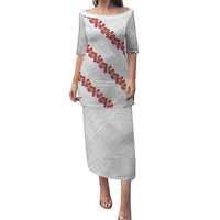 White Sunday Tonga Fakame Puletasi Tongan Ngatu Heilala Lei - Polynesian Pride