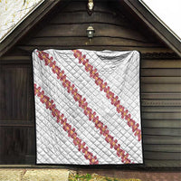 White Sunday Tonga Fakame Quilt Tongan Ngatu Heilala Lei - Polynesian Pride