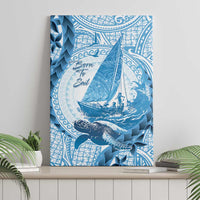 New Zealand Sailing Canvas Wall Art Aotearoa Yacht Racing - Born To Sail LT14 - Polynesian Pride