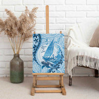 New Zealand Sailing Canvas Wall Art Aotearoa Yacht Racing - Born To Sail LT14 - Polynesian Pride