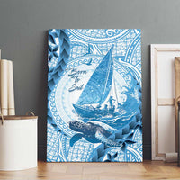 New Zealand Sailing Canvas Wall Art Aotearoa Yacht Racing - Born To Sail LT14 - Polynesian Pride