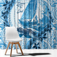 New Zealand Sailing Window Curtain Aotearoa Yacht Racing - Born To Sail LT14 - Polynesian Pride
