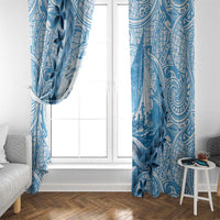 New Zealand Sailing Window Curtain Aotearoa Yacht Racing - Born To Sail LT14 - Polynesian Pride