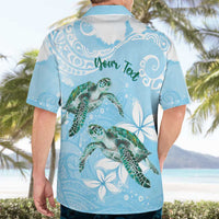 Personalised Polynesia Valentine's Day Hawaiian Shirt SeaTurtle Couple Polynesian - Fairy Sparkles Color LT14 - Polynesian Pride